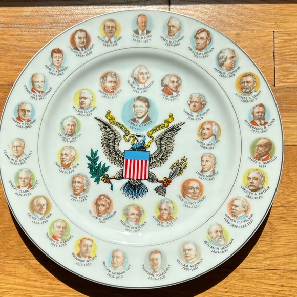 Jimmy Carter collectible plate “200 years of presidents” - commemorative - Picture 4 of 9
